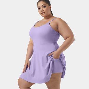 Lilac Halara 2-in-1 dress